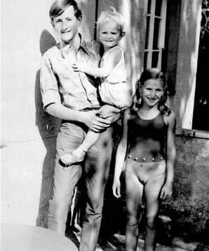 1969 - with brother Hartmut and sister Beate